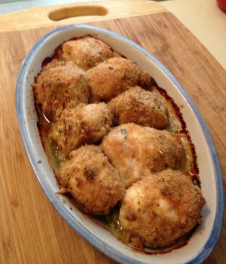 Low Fodmap Breaded Chicken Rolls