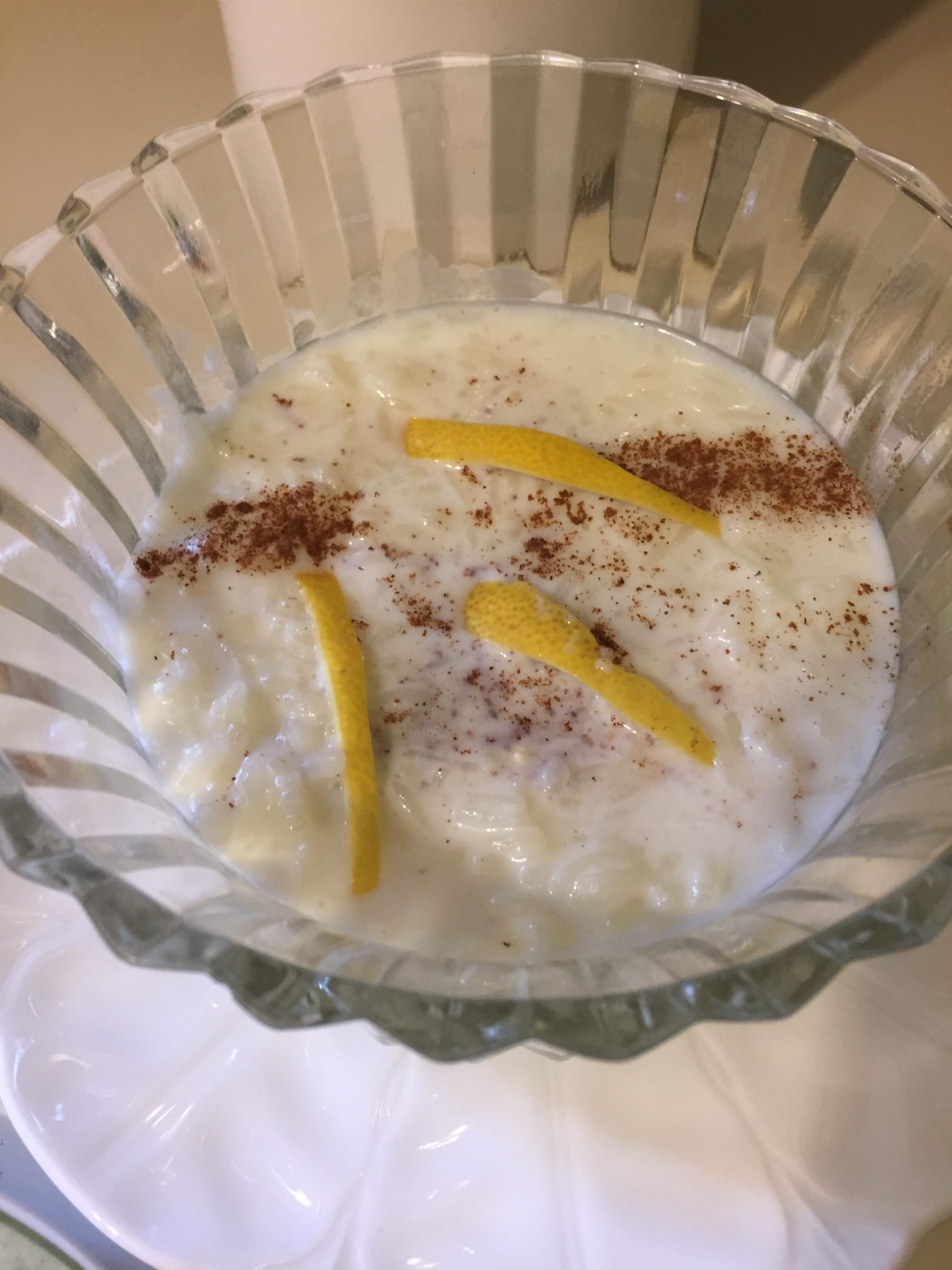 Low Fodmap Leftover Rice Pudding