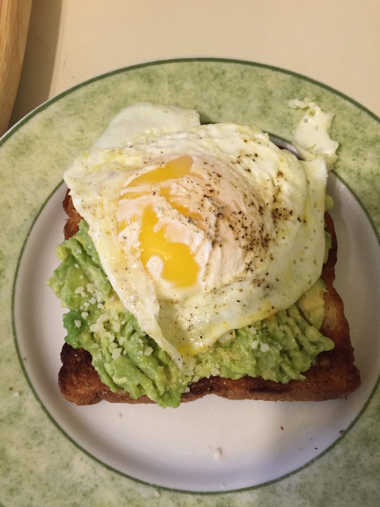 Low Fodmap Avocado cheese Toast