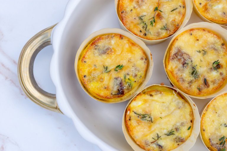 Low Fodmap Mini Frittatas
